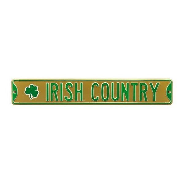 Authentic Street Signs Authentic Street Signs 70112 Irish Country with Shamrock Logo 70112